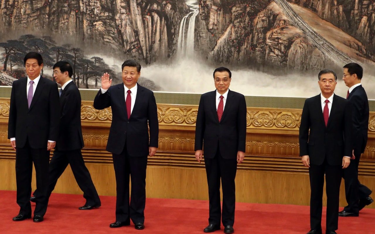 Click to enlarge Chinese President Xi Jinping Politburo
