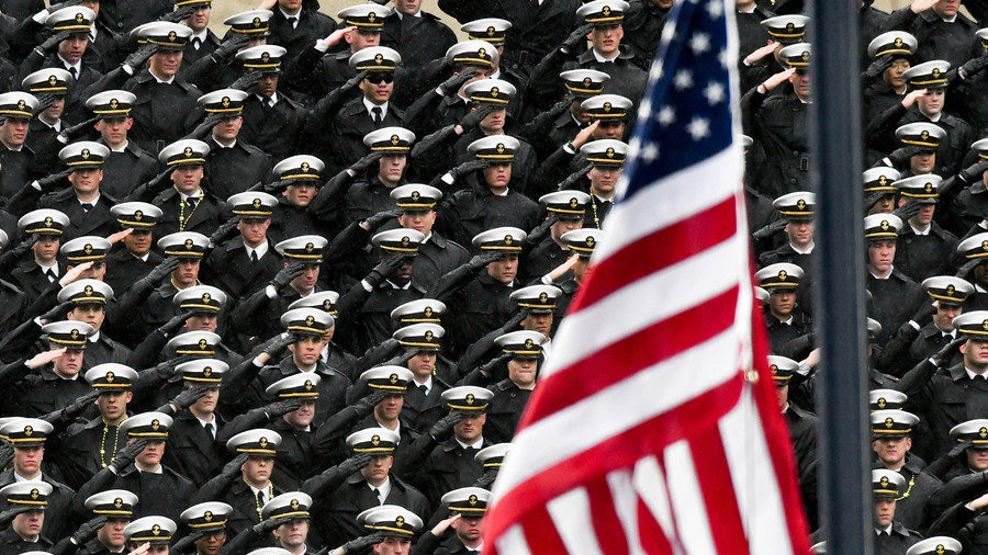 Click to enlarge military and flag
