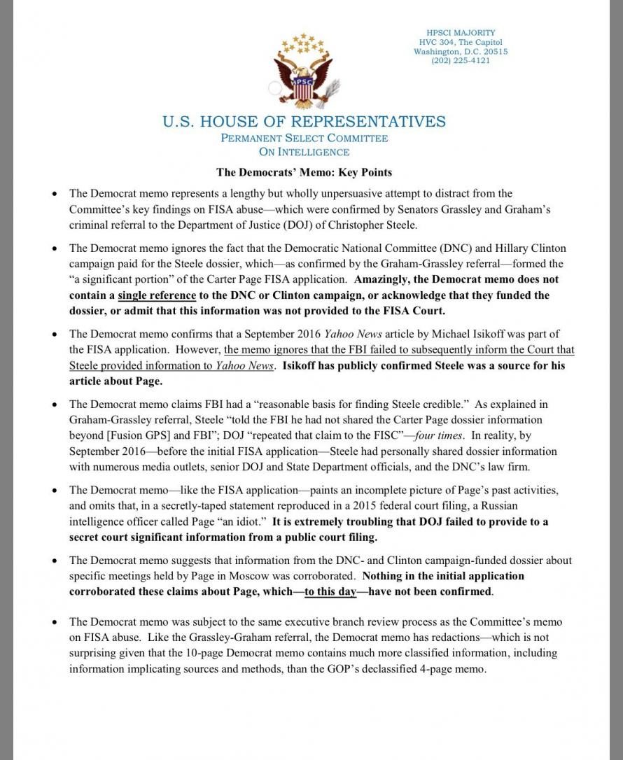 Click to enlarge nunes response to democrat counter memo