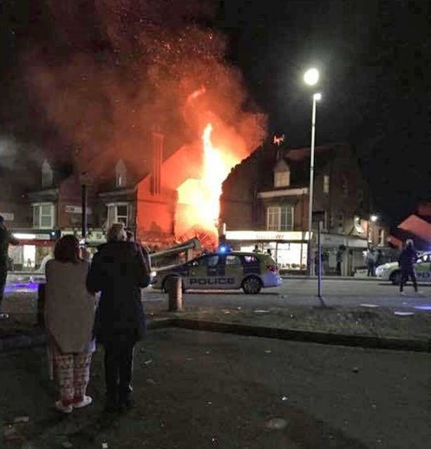 explosion Leicester
