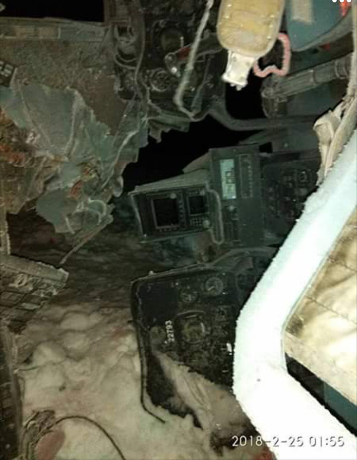 Click to enlarge Helicopter attempts emergency landing in Siberia and all five escape alive