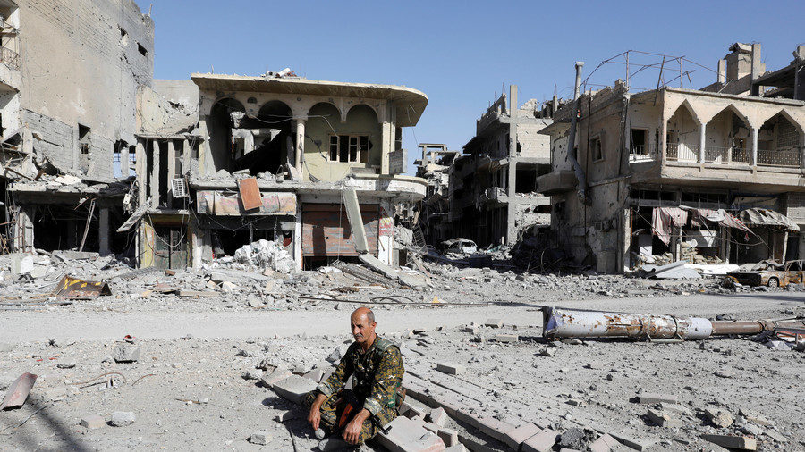 Click to enlarge Raqqa destruction