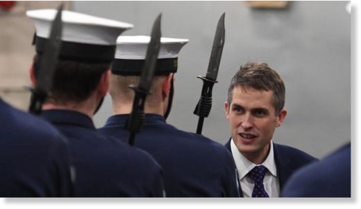 UK Defence Secretary Gavin Williamson