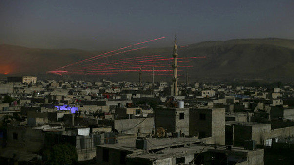 Click to enlarge The town of Douma, eastern Ghouta,