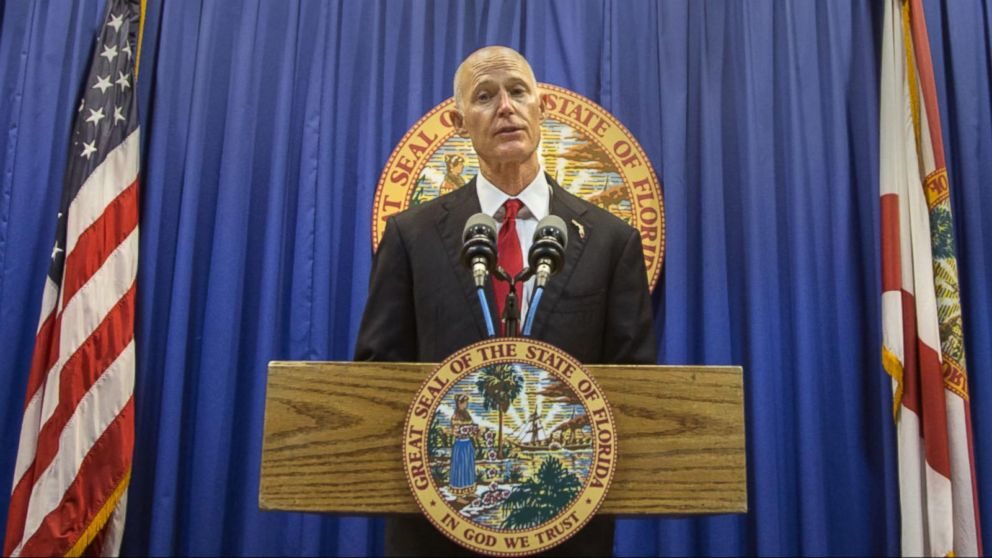 Click to enlarge Florida Gov. Rick Scott