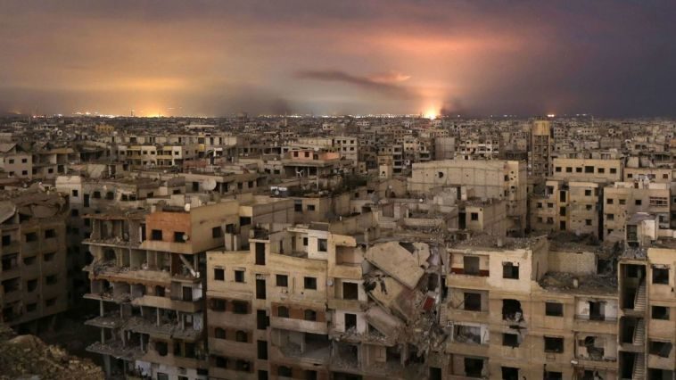 Click to enlarge Eastern Ghouta battle syria