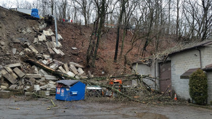 pittsburg landslide