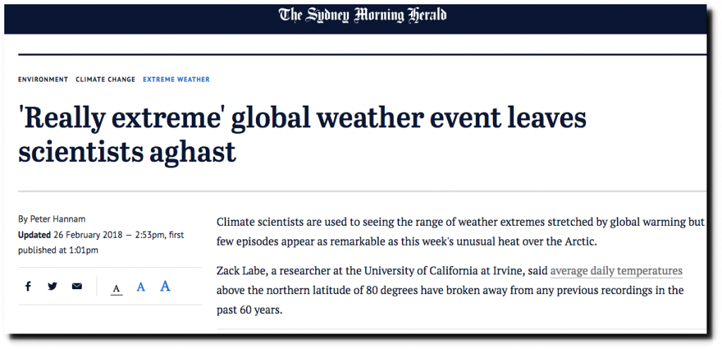 'Really extreme' global weather event leaves scientists aghast