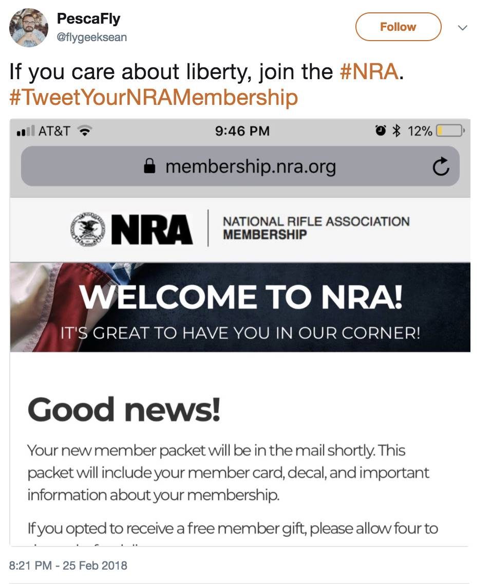 NRA boycott backlash
