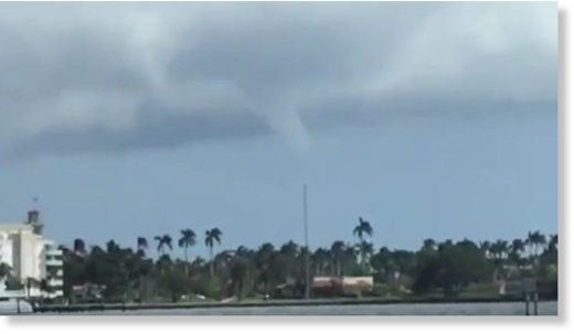 Waterspout off Palm Beach