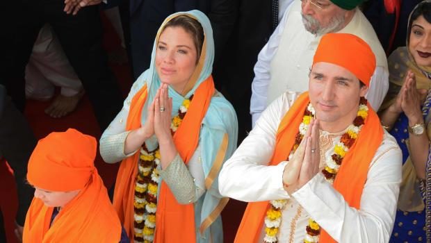 Click to enlarge Justin Trudeau India