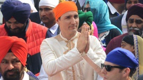 Click to enlarge Justin Trudeau India