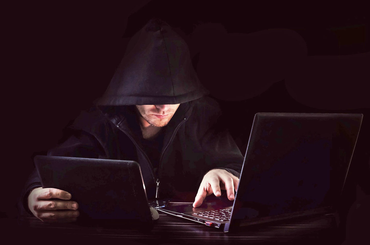 Click to enlarge hooded internet user troll