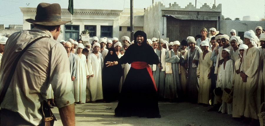 indiana Jones movie still Arabs