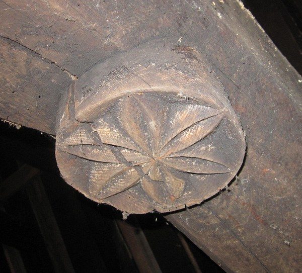 Click to enlarge hexagonal rosette