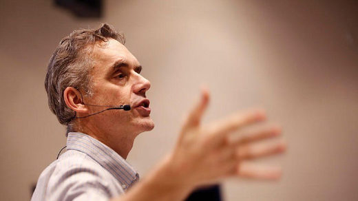 Click to enlarge Jordan Peterson during a lecture at the University of Toronto.