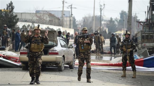 Afghan security personnel