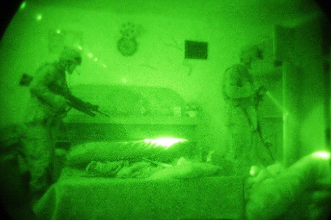 Click to enlarge US Marines infrared Baghdad Iraq