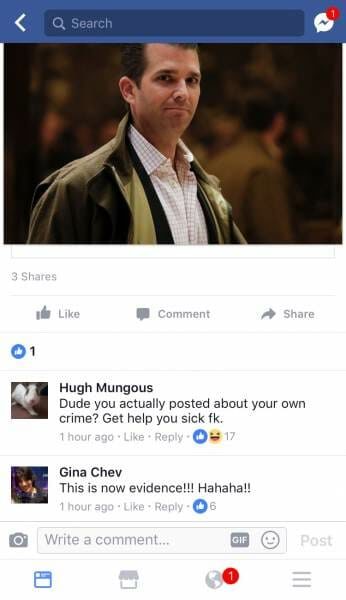 Click to enlarge facebook trolls