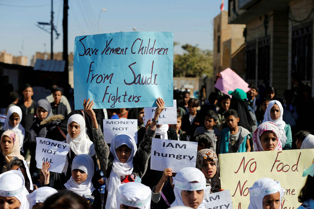 Click to enlarge saudi blockade yemen starvation