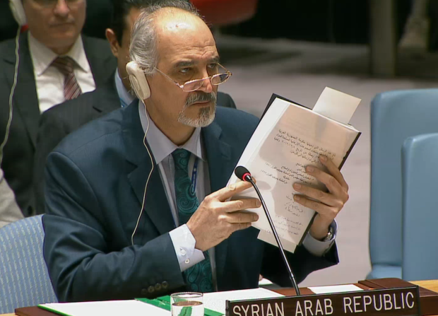 Click to enlarge Syrian Ambassador Bashar al-Ja’afari