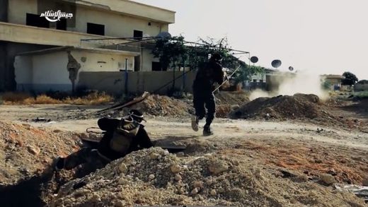 Jaysh al-Islam terrorists in E. Ghouta