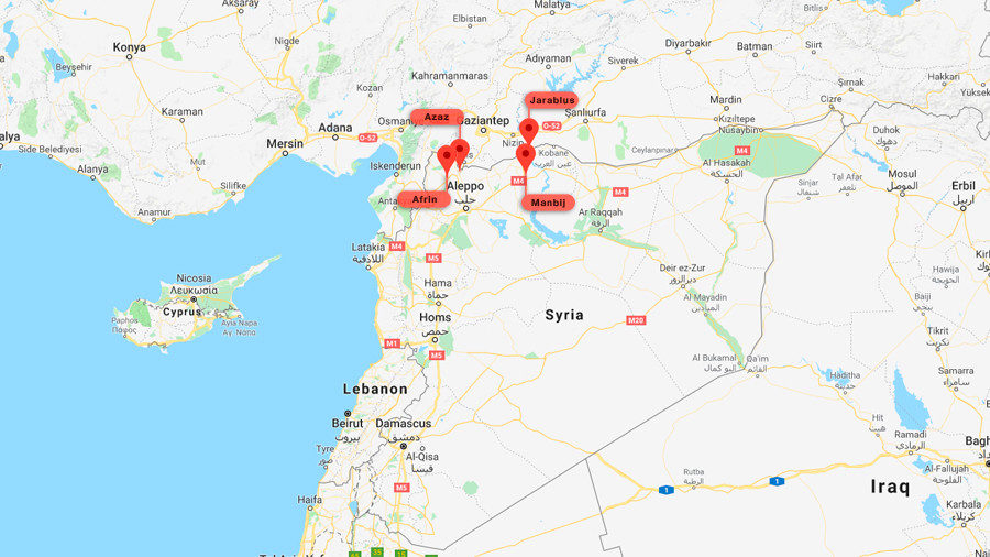 map of Syria