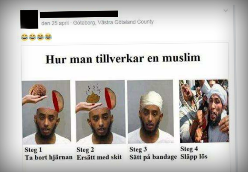 Click to enlarge Swedish woman jailed comments islam