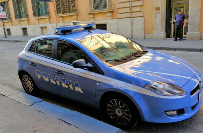 Italian police car