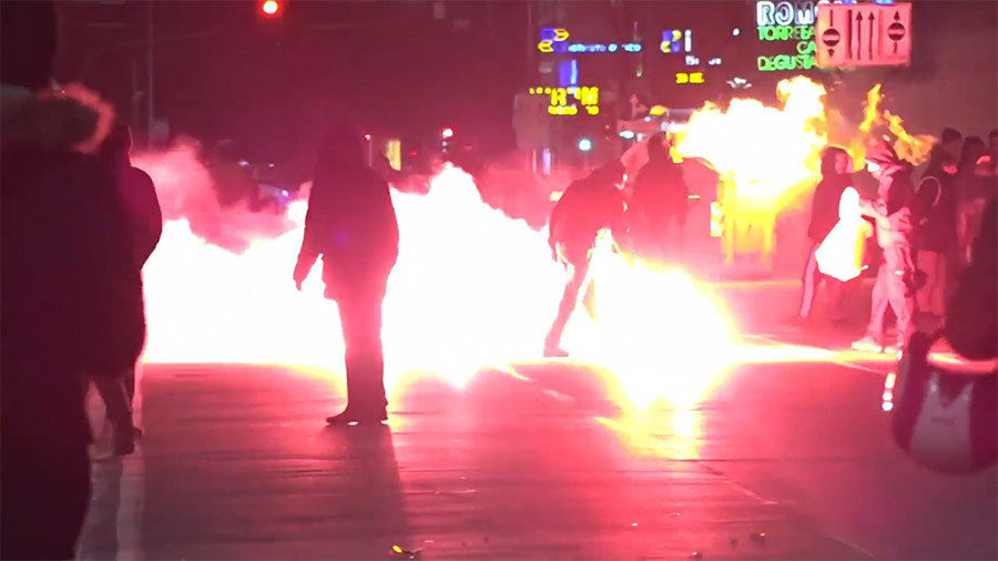 Antifa violence Genoa Italy Mar 2018