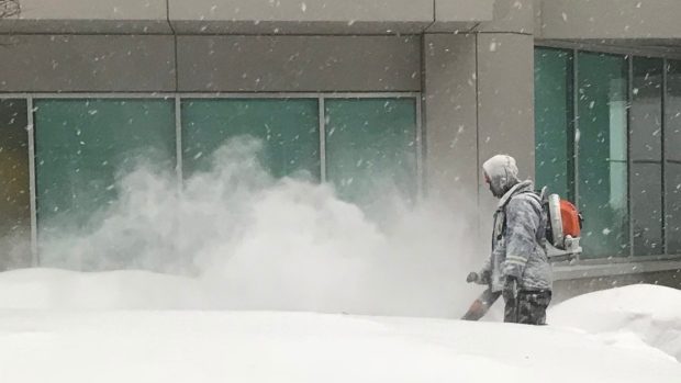 Click to enlarge Calgarians can expect to be doing a lot of this over the weekend.