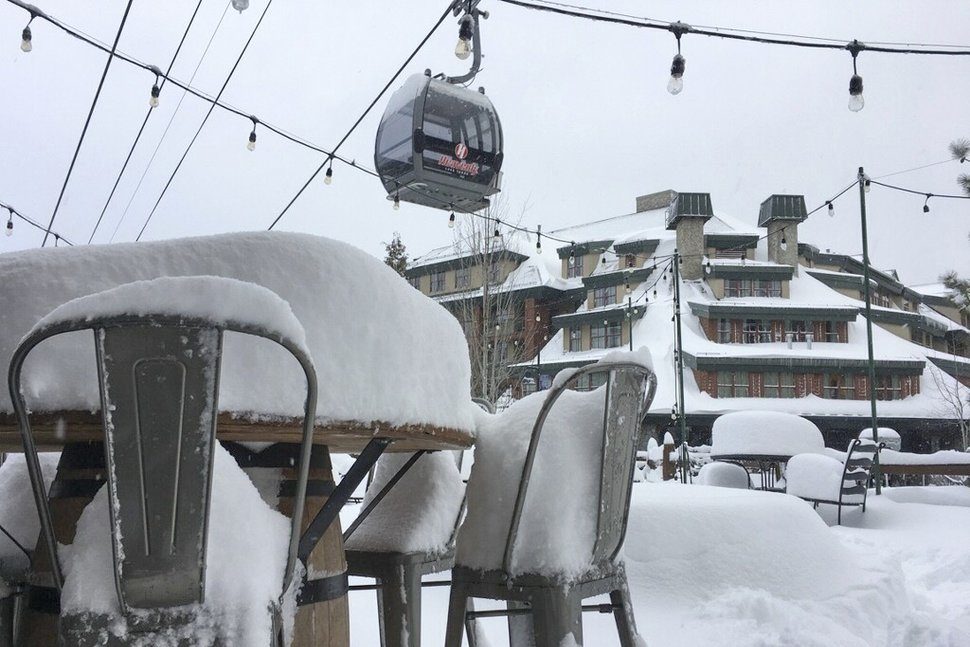 Click to enlarge Seven feet of Snow follows Northern California's drought