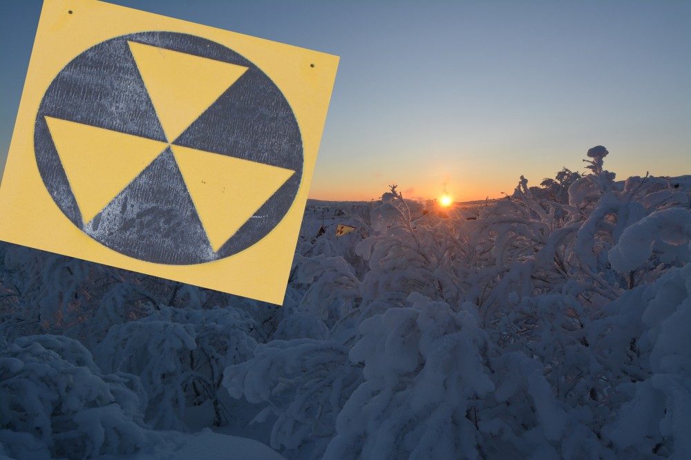 Click to enlarge nuclear radiation snow arctic