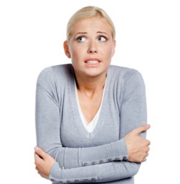 Click to enlarge cold woman