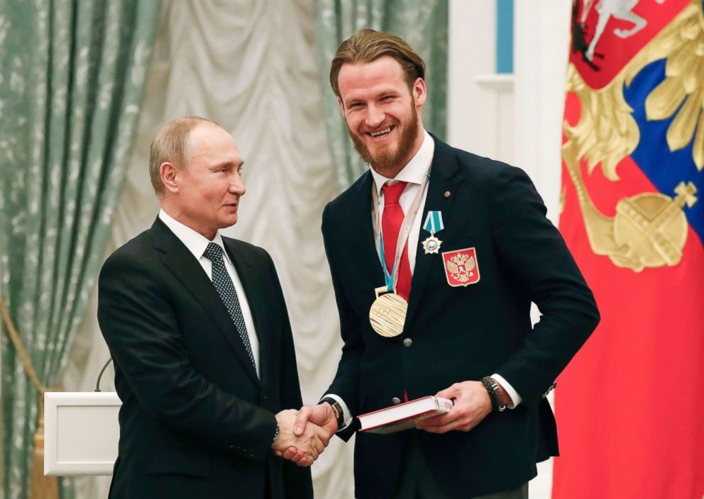 Click to enlarge Putin olympic athlete