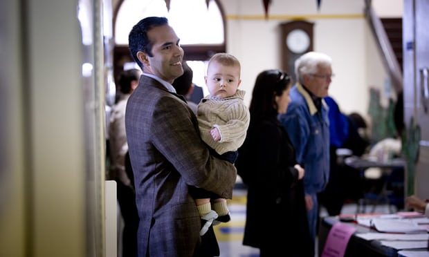 Click to enlarge George P Bush with son Prescott