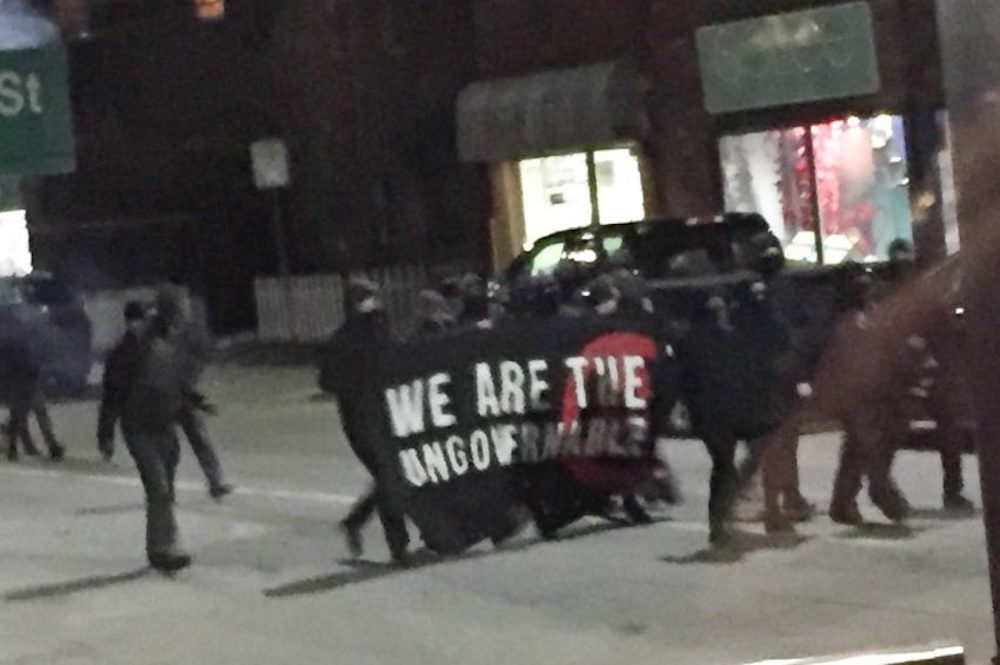 Click to enlarge Antifa Mob Hamilton Ont