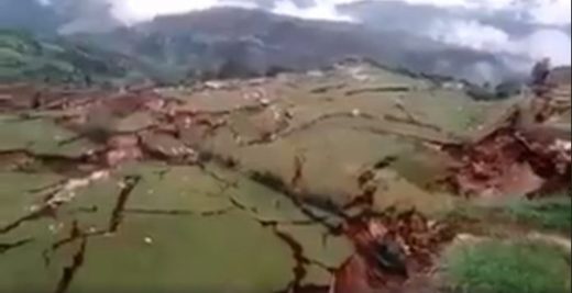 Peru landslide