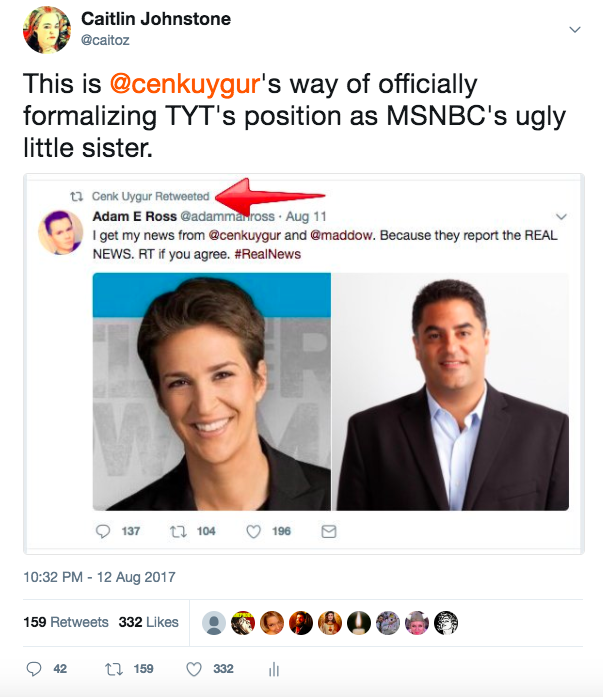 Caitlin Johnstone tweet Twitter