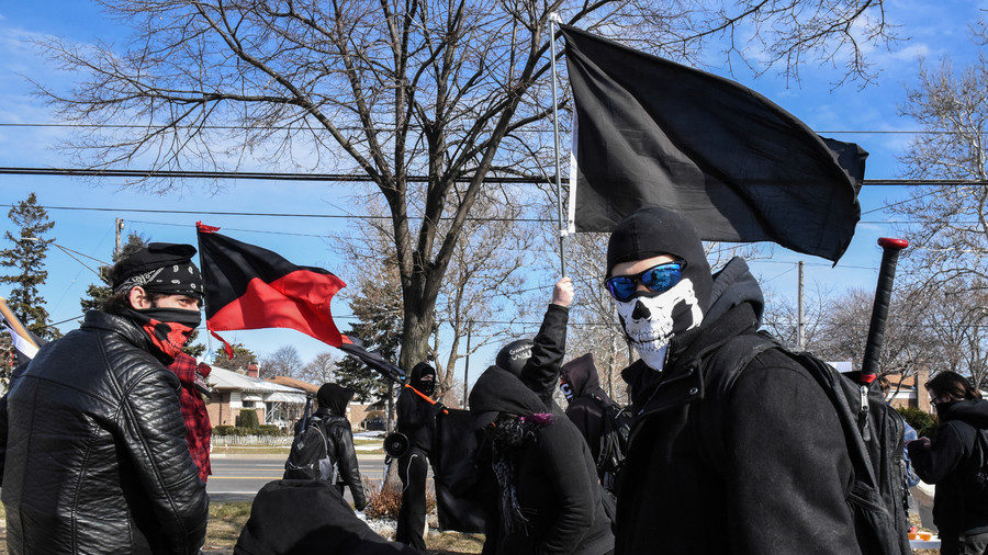 Click to enlarge Michigan university fascists clashes