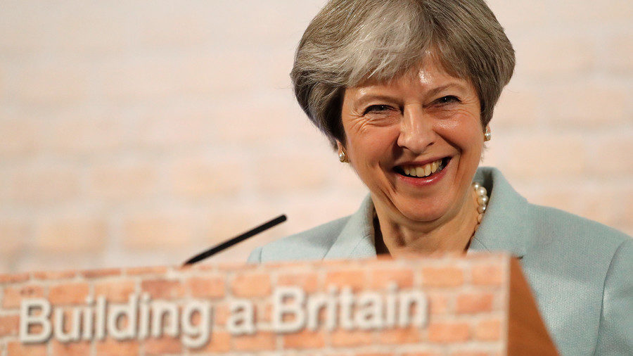 Click to enlarge Theresa May