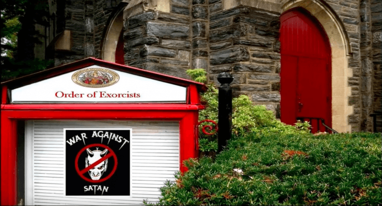 Click to enlarge YouTube Screenshot of the Order of Exorcists