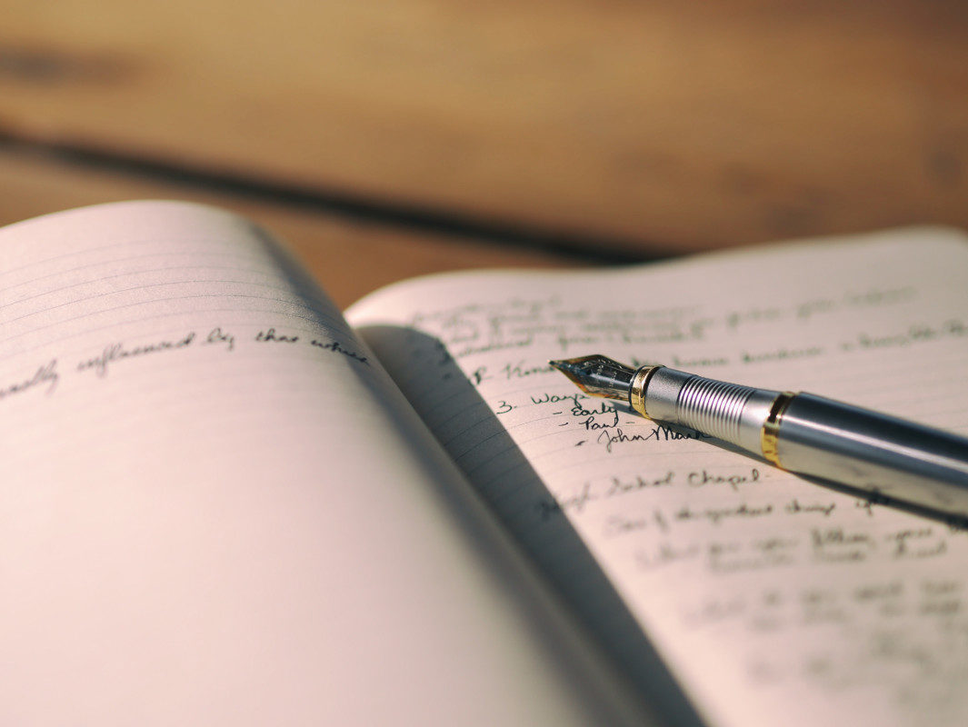 Click to enlarge pen and journal