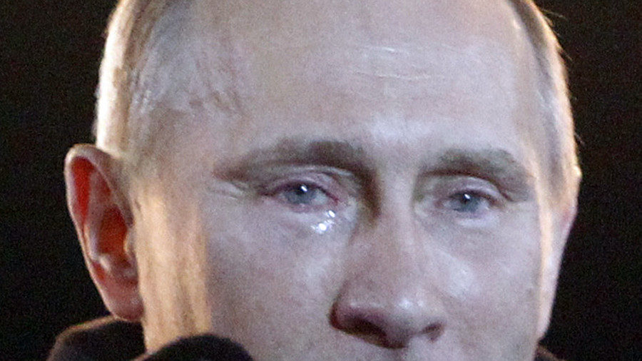 Putin tears