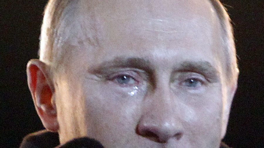 Click to enlarge Putin tears