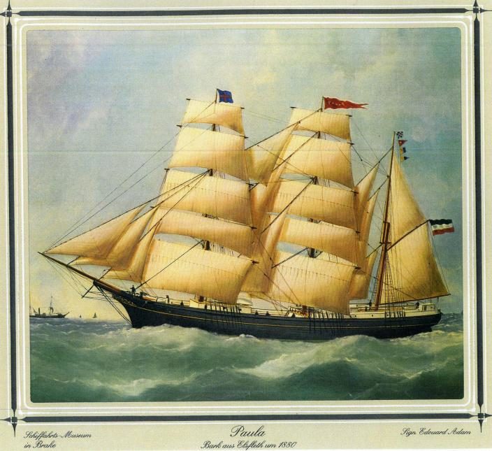 Click to enlarge german ship Paula oldest message Bottle