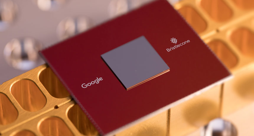Click to enlarge Google 72-qubit quantum chip