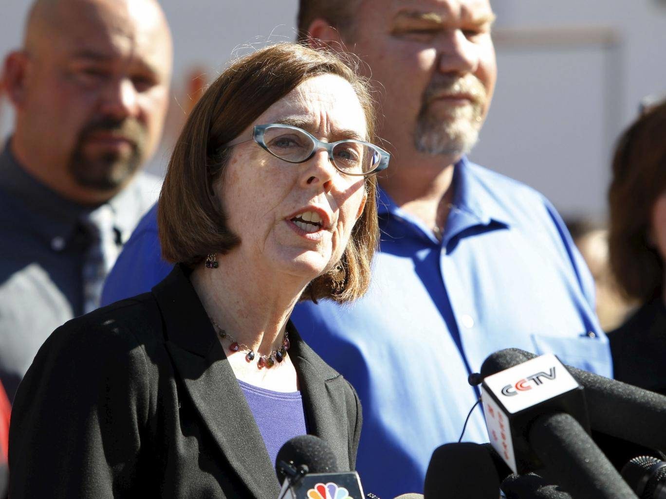 Click to enlarge Oregon governor Kate Brown