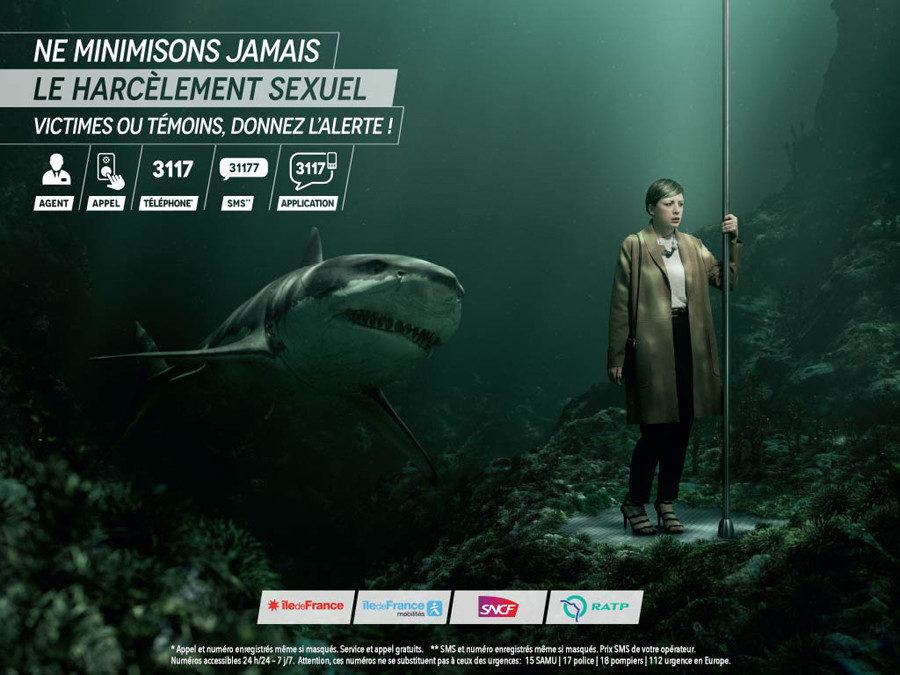 Click to enlarge french harassment campaign