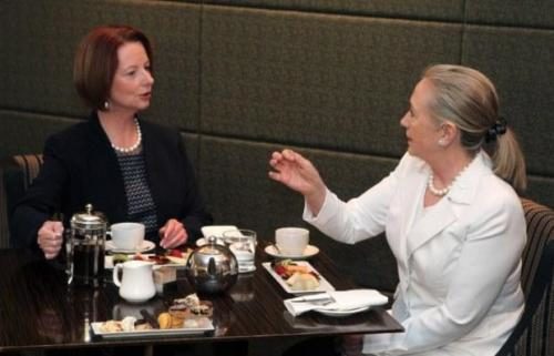 Click to enlarge julia gillard hilary clinton